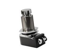 Ysyqkn Interruptor Momentáneo de Pie para Guitarra Tipo Pulsador Suave Montaje de 12mm Accesorio de Instrumento Pieza Eléctrica Y Botón de Pedal Adecuado Par, Largo