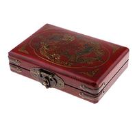 Ysyqkn Juego de 2 ábacos Chinos de Madera Vintage para Aritmética con 5 Dígitos Y Caja de Almacenamiento.
