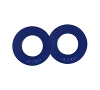 Ysyqkn Juego de 2 Discos de Peso Fraccionarios para Mancuernas, Azul 0.5 Kg