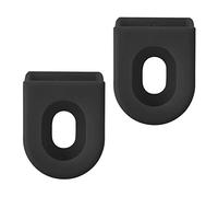 Ysyqkn Juego de 2 Fundas para Bielas de Bicicleta de Carretera, Fundas Protectoras para Bielas, Protectores de Pedalier, Fundas Antipolvo de Silicona, Negro