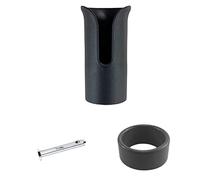 Ysyqkn Juego de 3 Piezas para Proteger Cañas de Pescar: Tapa Protectora, Tubo Insertable Y Accesorio para Propano, Ideal para Pesca en, Pesca Desde, Negro