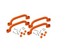 Ysyqkn Juego de 4 Piezas de Presas de Escalada para, Fabricado en Material PP Robusto Y Liso, Adecuado para de Jardín Y, Naranja
