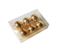Ysyqkn Juego de 6 Divertidas Pelotas de Golf para Todas Las Edades Y para Uso Al Aire Libre, Bolas de Oro