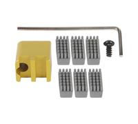 Ysyqkn Juego de Cepillos para Boquillas de Impresora 3D, Kit de Cepillos de Limpieza de Silicona, Mini Herramienta de Limpieza de Boquillas, Fácil Montaje, D
