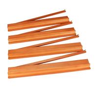 Ysyqkn Juego de Mahjong de 4 Piezas, Madera Maciza, Soporte para Fichas con Botón Pulsador Integrado, Organizador de Fichas, Función para La