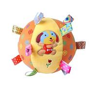 Ysyqkn Juguete Interactivo para Perros Pelota Educativa de Peluche Suave con Campana Fomenta El Comportamiento Activo Y El Desarrollo Resistente Y F, Estilo a