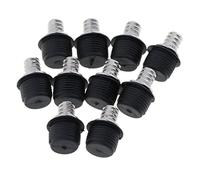 Ysyqkn Kit de 10 Clips Remache de Plástico para Cubiertas de Malla de Altavoces #029 Negro