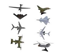 Ysyqkn Kit de Construcción de Modelo de Avión en Miniatura de 8 Piezas, No Requiere Pegamento, Juguete Educativo para Niños, Decoración de Estantes, Regalo P, Style B