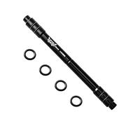 Ysyqkn Kit de Conversión de Adaptador de Buje de Bicicleta de 135 Mm con Eje Pasante, Juego de Adaptadores Rápidos, Cuatro Anillos de Aleación Y Función de R, Negro