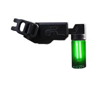 Ysyqkn Luz Trasera USB para Bicicleta, Luz para Bicicleta con Soporte de Correa, Intermitente, Impermeable, Material Resistente, Adecuada para Ciclistas, Pas, Verde