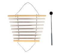 Ysyqkn Meditación Chime Cuenco con Mazo Incluido Instrumento de Percusión Manual Portátil Vibración Alta para Sesiones de Meditación y, 7 Tonos