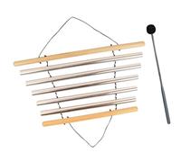 Ysyqkn Meditación Chime Cuenco con Mazo Incluido Instrumento de Percusión Manual Portátil Vibración Alta para Sesiones de Meditación y, 5 Tonos
