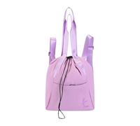 Ysyqkn Mochila Ballet Danza con Cierre de Cordón Bolsillo Delantero Correas Ajustables y Compartimento Interno Material Resistente Adecuada para Mujeres, Rojo Púrpura