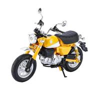 Ysyqkn Modelo en Miniatura 1:12 Estatua de Bicicleta en Miniatura Escultura de Mesa de Aleación de Metal con Espejo Retrovisor Y Extraíbles Adaptado Par, Amarillo