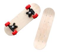 Ysyqkn Monopatín en, Monopatín de Madera Pintado para, Monopatín Infantil para Niños Y Niñas Principiantes, 43cm con Rueda