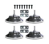 Ysyqkn Niveladores de Patas para Mesa de Billar de 4 Piezas, Patas para Mesa de Billar, Elevadores de Nivelación, Pies Reforzados, Función Giratoria, Hockey