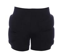 Ysyqkn Pantalones Protectores de Patinaje de Cadera con Forro EVA Antichoque, Cinturón Flexible Ajustable Y Tejido Suave Y Ajustado. Protección Completa Sin, S