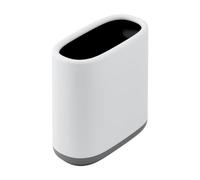 Ysyqkn Papelera de Cocina, Cesto de Basura, Cesta de Papel, Estructura de PP Resistente, Gran Capacidad, Adecuada para Oficina, Hogar, Dormitorio, Gris Blanco