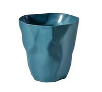 Ysyqkn Papelera Doméstica Bote de Basura Ovalado Contenedor de Residuos para Cocina Cubo de Basura con Diseño Creativo de Pp Resistente Adecuado para