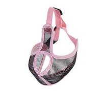Ysyqkn para Perros de Hocico Corto Antimordidas Antilamidos Antimasticación Máscara Ajustable Transpirable con Correas Regulables y Tejido de