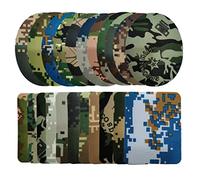Ysyqkn Parches Rectangulares Termoadhesivos de Mezclilla para Reparación de Ropa, Apliques Adhesivos de Algodón, Adecuados para Camisas, Chaquetas, Bolsos Y, 22 Piezas de Camuflaje