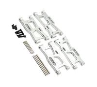 Ysyqkn Piezas Metálicas Delanteras Y Traseras para Modelos Wltoys a Escala 1:14, Códigos 124018, 124019, 144010 Y 124017, argén