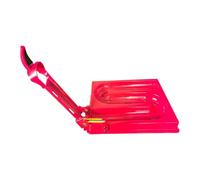 Ysyqkn Precision Pool Ball Rack Entrenador Portátil para Bolas de Billar Herramienta de Práctica con Asistencia en Ángulo Fabricado en PP Adecuado para, Rojo