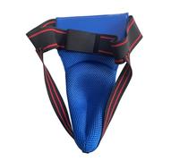 Ysyqkn Protector de Ingle, Protector de Ingle Transpirable, Suspensorio, Protector de Entrepierna para Kung Fu, Kickboxing, Karate, MMA, Grappling, Azul 82 a 130 Cm