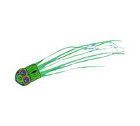 Ysyqkn Pulpo Infantil de Dibujos Animados con Cola Larga, de Poliéster, con Función Estable, Práctico para Actividades en O La Playa, Verde