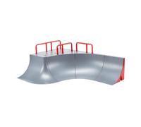 Ysyqkn Rampa de Skate, Rampa para Dedos, Mini Pista, Bandeja de Accesorios, Juego Educativo, Material PP, Función Realista, Adecuado para Niños Y en, C