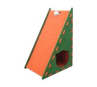 Ysyqkn Rascador para Gatos, Tabla Rascadora, Nido para Gatos de Interior, Protector de Muebles de Fieltro para Jugar, Juguete Interactivo para Gatitos, Naranja