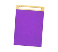 Ysyqkn Rascador para Perros con Cortauñas Que No Daña del Perro, Juguete de Madera, Lima de Uñas, Tabla Rascadora para Animales Pequeños, P, Violeta