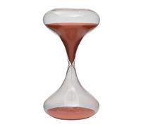 Ysyqkn Reloj de Arena, Reloj de Arena de Cristal, Temporizador Decorativo, Decoración Creativa, Superficie Lisa, Adecuado para La Oficina, El, Rojo, tal como se describe