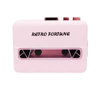 Ysyqkn Reproductor de Casetes Portátil Estéreo Compacto con Altavoz Incorporado Función de Rebobinado y Avance Rápido con Salida para Auriculares de 3.5mm