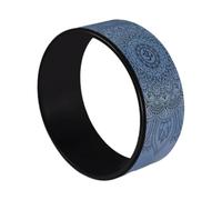Ysyqkn Rueda de Pilates, Accesorio de Pilates, Herramienta de Pilates, Antideslizante, Profesional, para Estiramientos de Espalda, Multifuncional, 32 Cm, Azul
