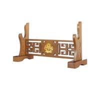 Ysyqkn Soporte de Madera para, Estante de Exhibición Horizontal, Soporte para Wakizashi, Organizador de Flautas, Función Estética, Adecuado para Cole, 1 Nivel