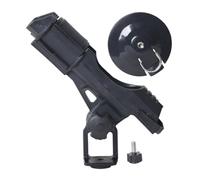 Ysyqkn Soporte para Caña de Pescar Ajustable para Barco Hinchable Accesorios de Montaje para Kayak con Material de PP Y Rotación 360 Grados Adecuado para Emb, Base Negra
