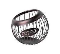 Ysyqkn Soporte para Cápsulas de Café Organizador Multifuncional Porta Cápsulas Cesta para Almacenamiento Organizador de Escritorio de Hierro Adecuado para Sa, Café, Individual