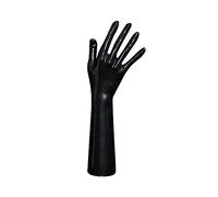 Ysyqkn Soporte para Joyas, Soporte para Anillos, Soporte Decorativo para Collares Y Anillos, Organizador de Joyas para Mostrador, Vitrina de Mesa para El, Negro Largo