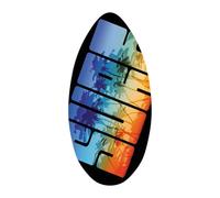 Ysyqkn Tabla de Skimboard para Deportes Acuáticos. Fabricada en Madera Ligera Y Brillante. Se Puede Usar en Arena Y Diseñada para Principiantes Y Usuar, 35inch