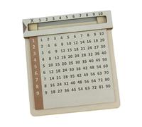 Ysyqkn Tablas de Multiplicar Deslizantes de Madera. Juguetes Educativos para Aprender Matemáticas. Tablero de