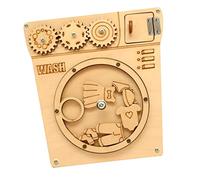 Ysyqkn Tablero de Actividades de Madera, Material para Manualidades, Juguete para Aprender Habilidades, Tablero de Actividades Educativas para El Desarrollo