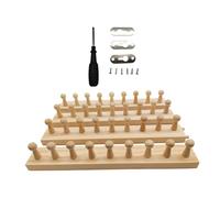 Ysyqkn Telar de Madera para Tejer a Mano, Telar para Gruesas, Decoración del Hogar Y Manualidades.