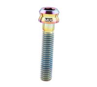 Ysyqkn Tornillo para Bicicleta de Titanio para Tapa de Potencia Ligero y Fácil de Instalar Repuesto Fiable en el Cabezal Apto para Ciclistas Reparación, Colorido M6x30mm