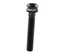 Ysyqkn Tornillo para Bicicleta de Titanio para Tapa de Potencia Ligero y Fácil de Instalar Repuesto Fiable en el Cabezal Apto para Ciclistas Reparación, Negro M6x35mm