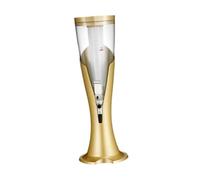 Ysyqkn Torre Dispensadora de Cerveza, Contenedor de Bebidas con Grifo Integrado, Dispensador de Bebidas con Capacidad para Fiestas Nocturnas, Adecuado, oro, tal como se describe