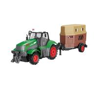 Ysyqkn Tractor de Juguete, Coche, Camión, Juguete de Construcción Agrícola para Niños, con Mecanismo de Fricción, Fabricado en PP, para Descubrir RU, Camión de Ganado