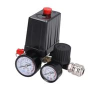 Ysyqkn Válvulas de Presión Interruptor Regulador de Compresor de Aire Interruptor de Control Reductor Piezas Metálicas Función Práctico Fácil Instalación Com, 15cmx10cm
