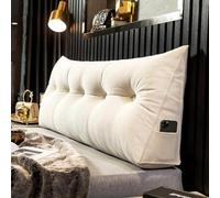 YSZBD Cojin Lectura Respaldo De Cama Almohada Triangularcojines Grandes Cojin Respaldo Sofa Cojines Grandes Camarespaldo Cabecero Desmontablefunda Lavable,#8-120x50x20cm