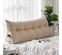 YSZBD Cojin Lectura Respaldo De Cama Almohada Triangularcojines Grandes Cojin Respaldo Sofa Cojines Grandes Camarespaldo Cabecero Desmontablefunda Lavable,#9-180x50x20cm